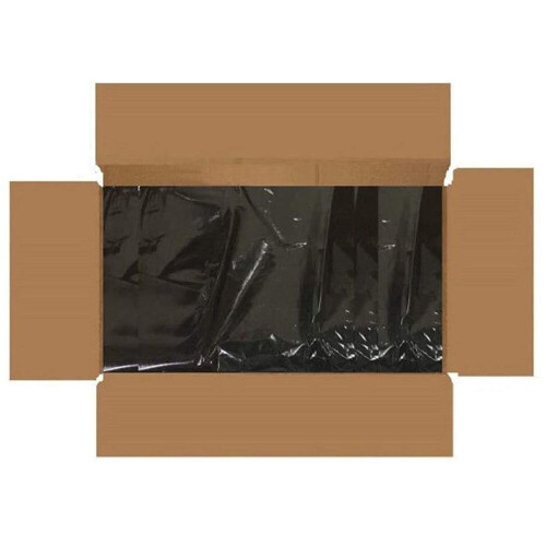 (Black) Premium Square Bin Liners ~ 500 Bags
