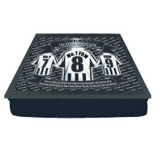 Newcastle United Cushion Lap Tray - Football Shirt Gift, Wipe-Clean, Lightweight 17.5x12.5in