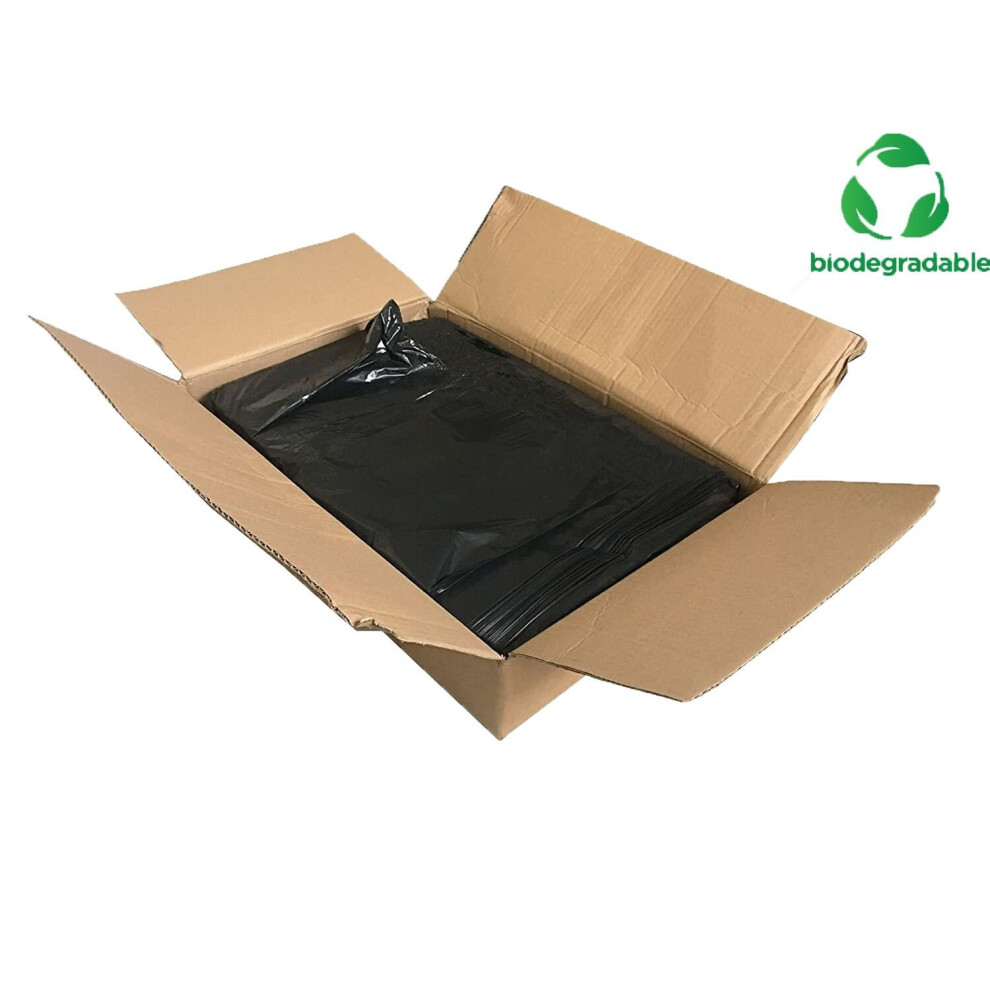 Jansan Biodegradable Refuse Sacks Black ~ 200 Sacks