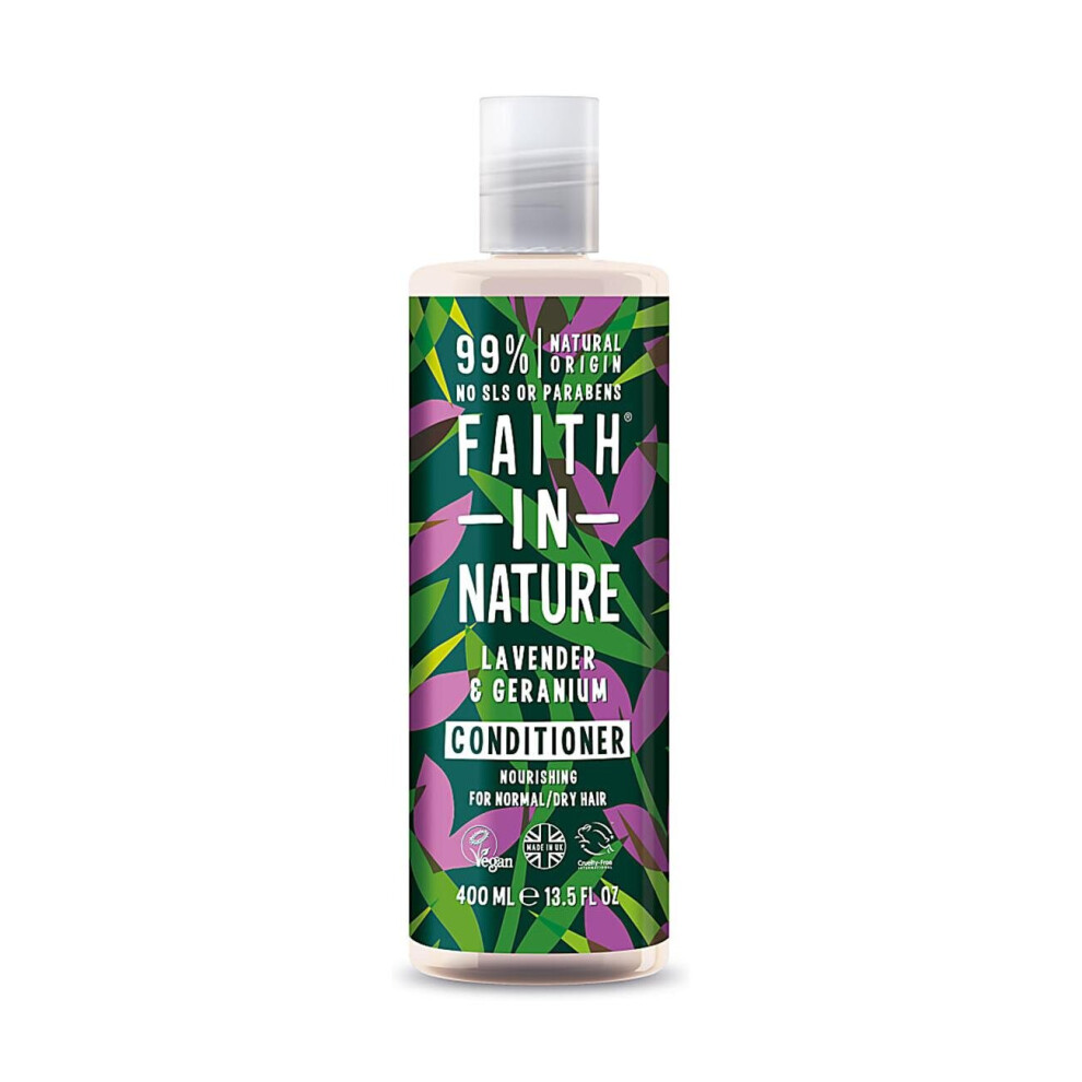 Faith In Nature - & Geranium Conditioner 400Ml Lavender