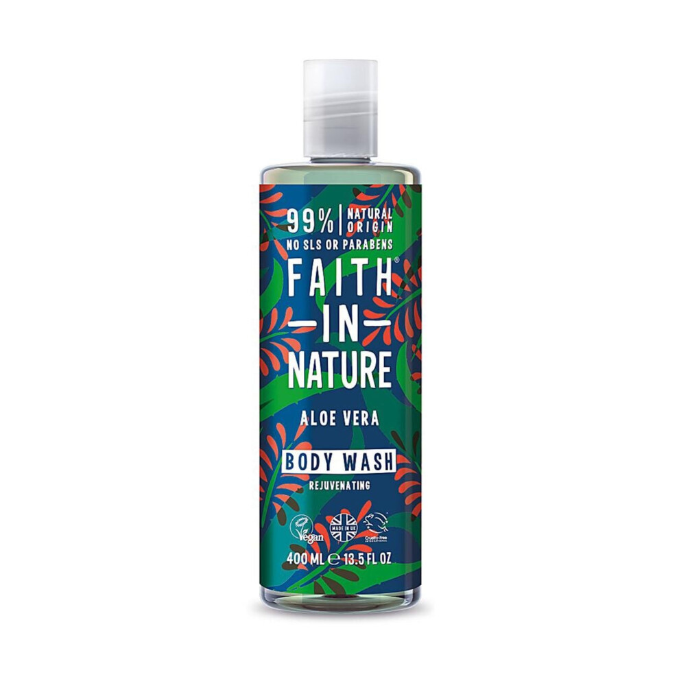 Faith In Nature - Aloe Vera & Ylang Ylang Shower Gel & Foam Bath  400ml