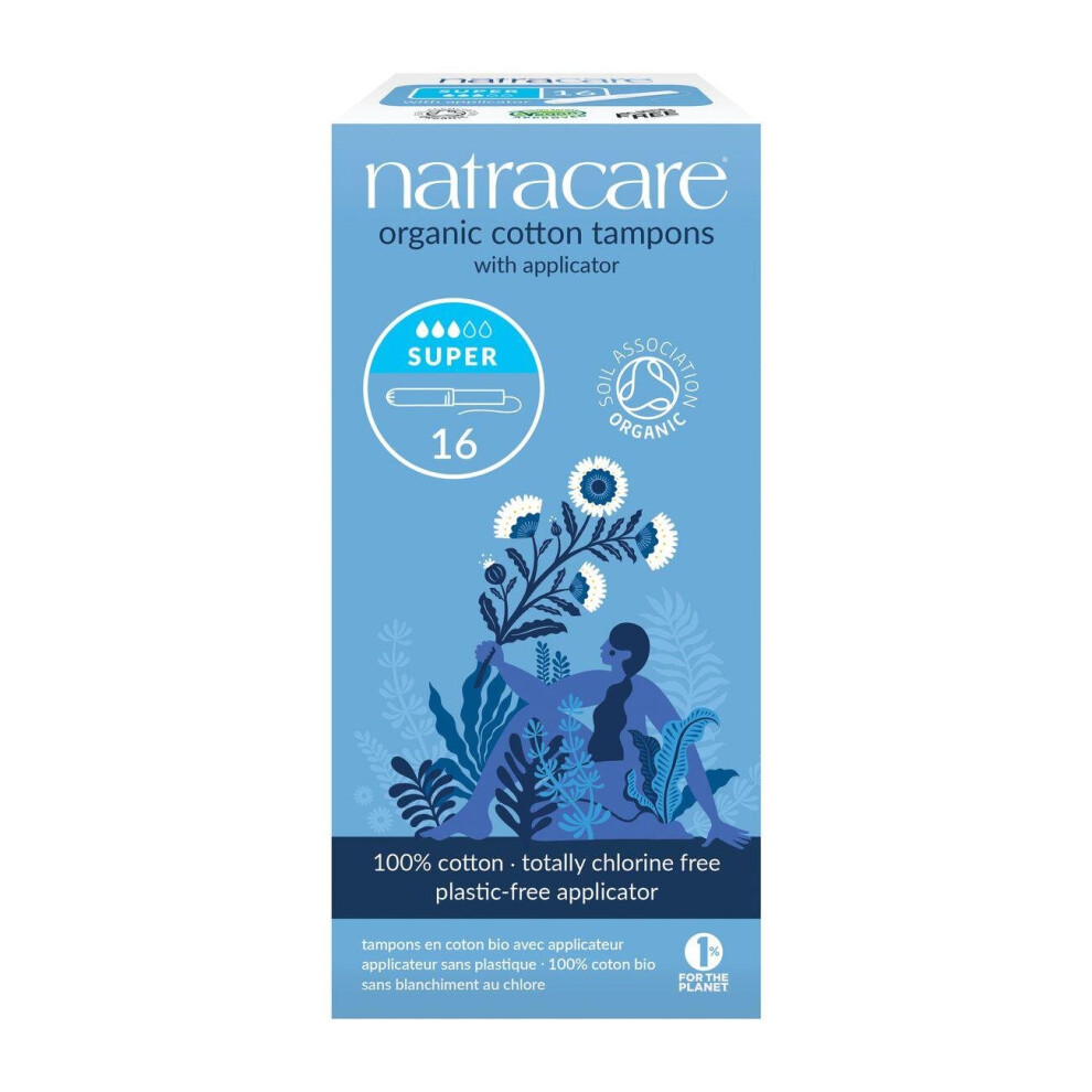 Natracare Tampons (Applicator) Super - Organic | 16S