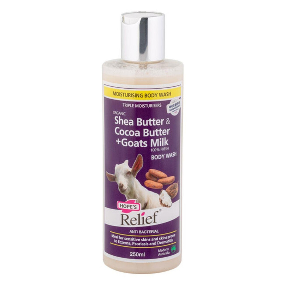 Hopes Relief Hope's Relief Goats Milk Body Wash 250ml