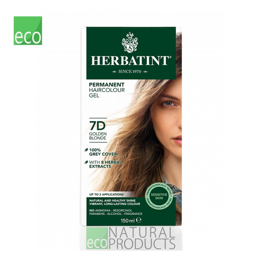 Herbatint Golden Blonde Ammonia Free Hair Colour 7D 150Ml