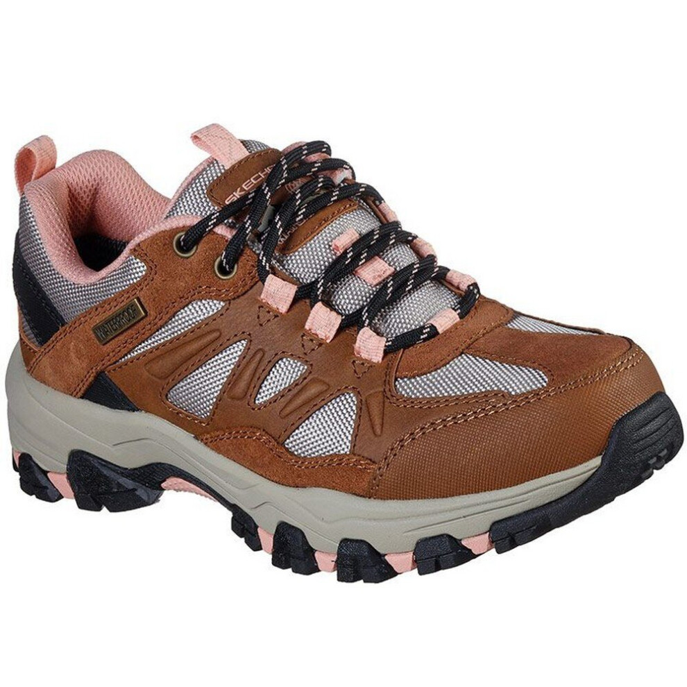 (3 UK, Brown/Tan) Skechers Womens/Ladies Selmen West Highland Leather Hiking Shoes