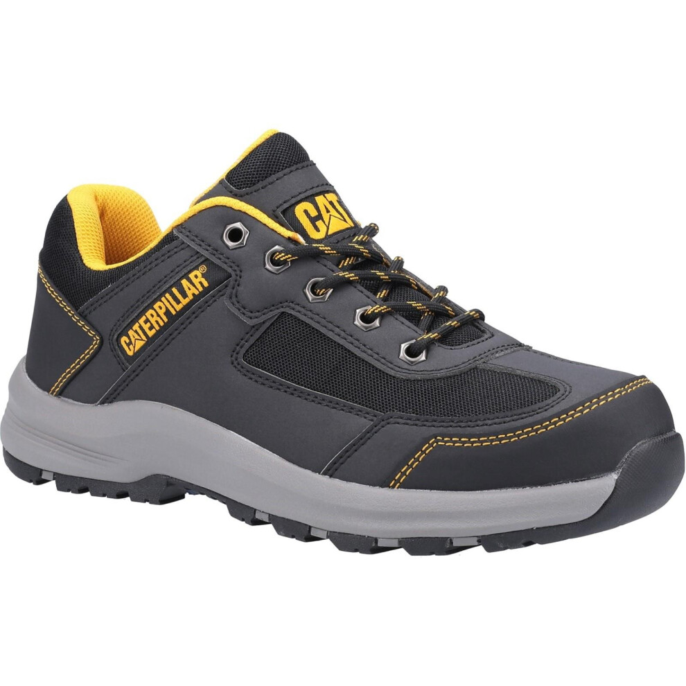 (6 UK, Grey/Black) Caterpillar Mens Elmore Safety Trainers