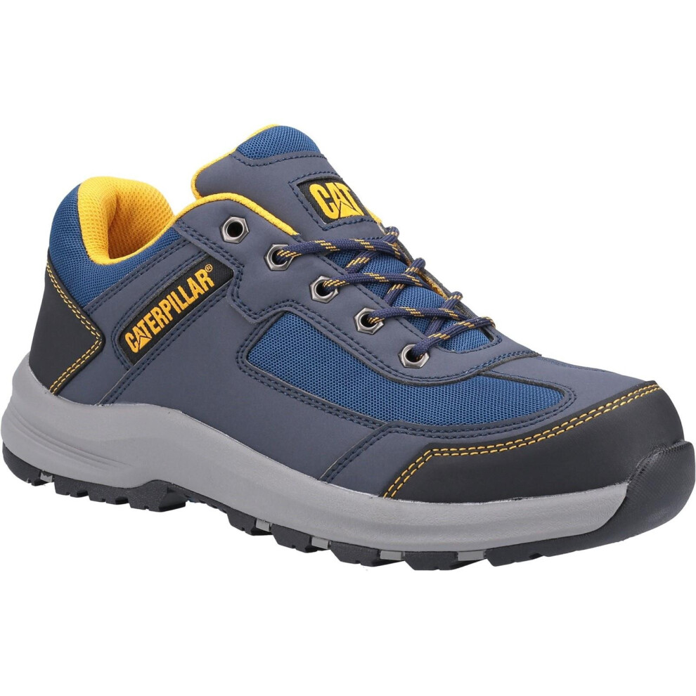 Cat (12 Uk, Navy/Grey) Caterpillar Mens Elmore Safety Trainers