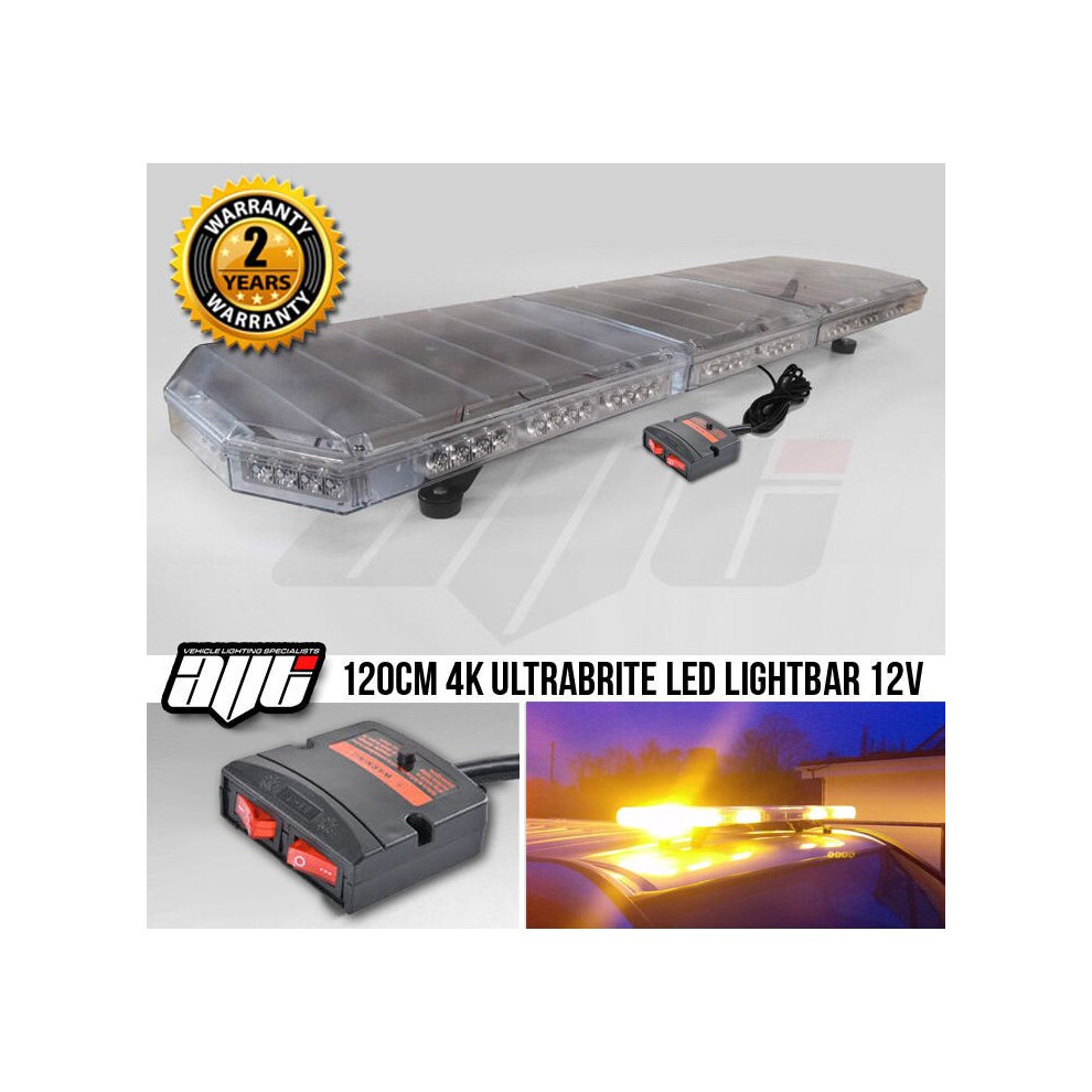 1.2M Recovery Bar Led Flashing Beacon Warning Van 1200Mm Amber/Light 750869942750