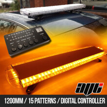 1.2M Amber Recovery Light Bar LED Flashing Beacon Warning Van 1200mm