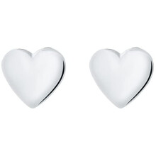 Ted Baker Harly Tiny Heart Stud Earrings - Rose Gold or Silver Tone Plated (Silver Tone)