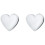 Ted Baker Ted Baker Harly Tiny Heart Stud Earrings - Rose Gold or Silver Tone Plated (Silver Tone) 1