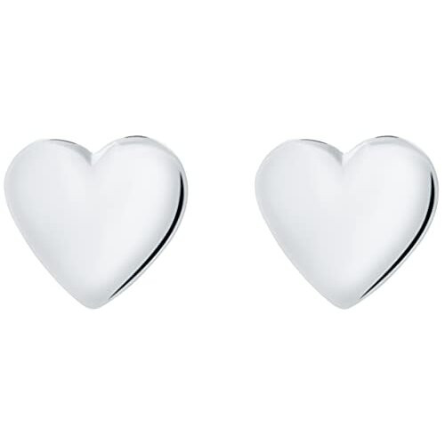 Ted Baker Ted Baker Harly Tiny Heart Stud Earrings - Rose Gold or Silver Tone Plated (Silver Tone)