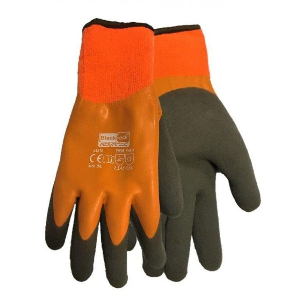 (9) Watertite Thermal Latex Grip Gloves 6083000122006