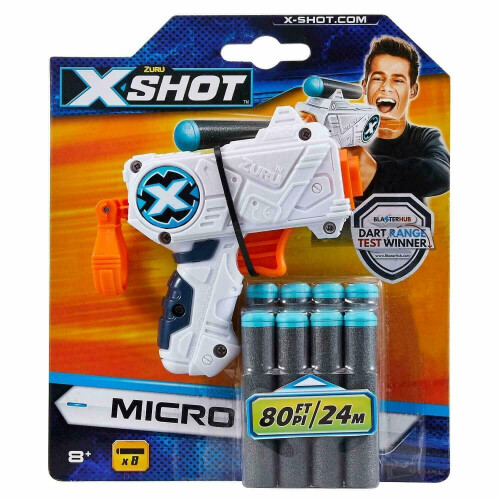 Zuru Zuru X SHOOT Micro X8 Foam - Dart Blaster Gun DART RANGE WINNER 80 FT