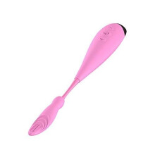 DIBE Wand Massager Powerful Massager Handheld Wand Cordless Rabbit vibrtor Silent Small Silent Pink