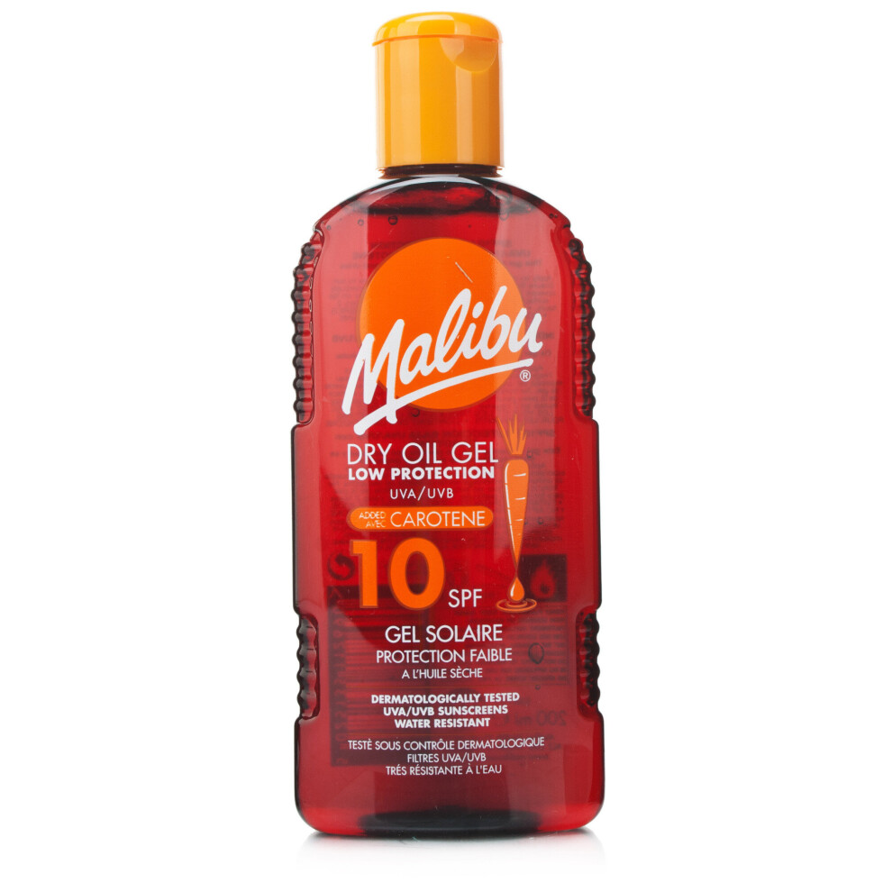 Malibu Dry Oil Gel with Carotene SPF10 200ml