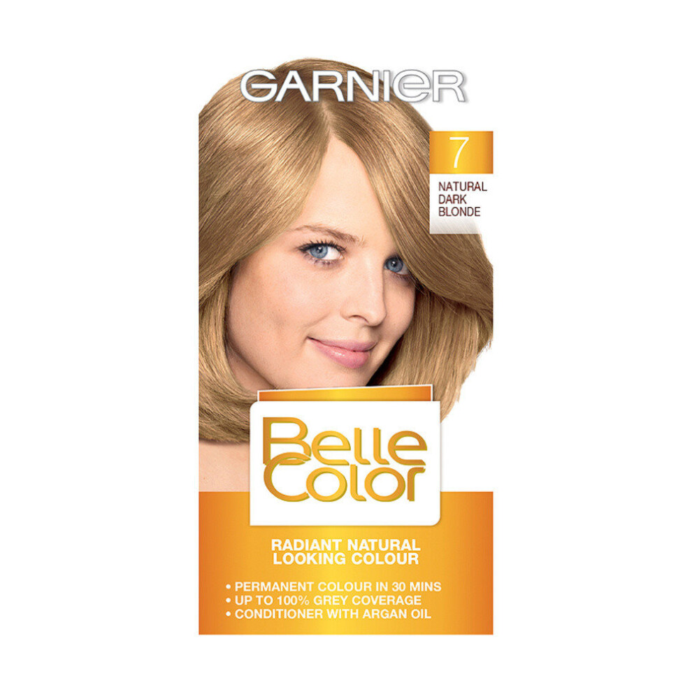 Garnier Dark Belle Color 7 Natural Blonde Permanent Hair Dye