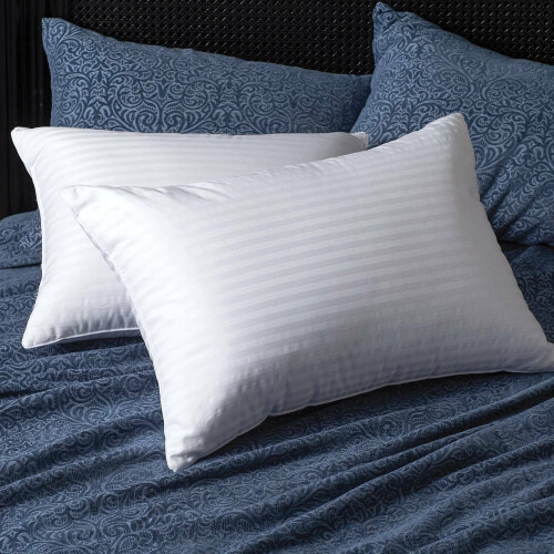 Pillows Quilted Luxury Ultra Loft Jumbo Bounce Back Pillows 2 Pack on