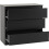 Seconique (Black) Malvern 3 Drawers Chest in Black/Grey/White/Oak 2
