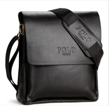 (Black, 24*21*7CM) Men Leather Handbag Briefcase Tote Shoulder Bag