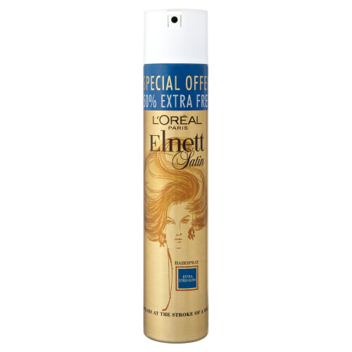 L’Oréal Paris L'Oreal Paris Elnett Extra Strength Hairspray 200ml + 100ml