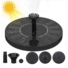 Solar Powered Water Pump Floating Garden Pool Pond Bird Bath Fountain