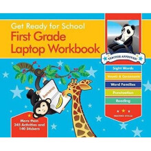Get Ready for School First Grade Laptop Workbook Sight Words, Beginning Reading, Handwriting, Vowels Consonants, Word Families Get Ready for Schoool