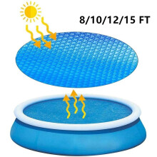 (12ft Swimming Pool Cover) SWIMMING POOL Solar Cover Water Clean Round Cover