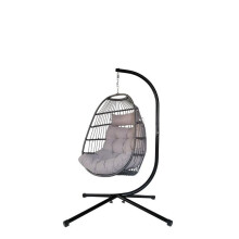 Hortus Hanging Egg Chair With Cushions And Stand