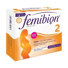Femibion 2 Breastfeeding + DHA, 28 tablets + 28 caps Pregnancy