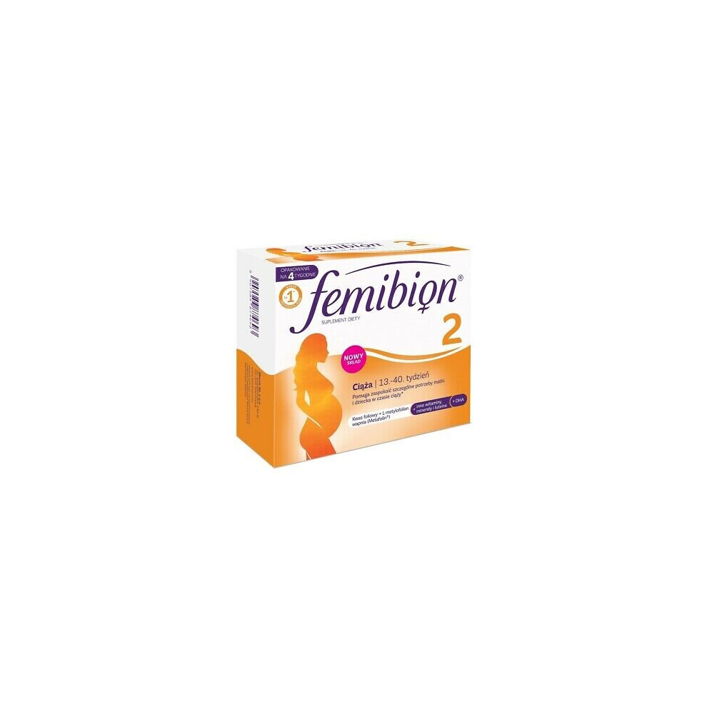 Merck Femibion 2 Breastfeeding + Dha, 28 Tablets + 28 Caps Pregnancy