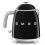 Smeg Smeg 50's Retro Mini Kettle Black 0.8L 9