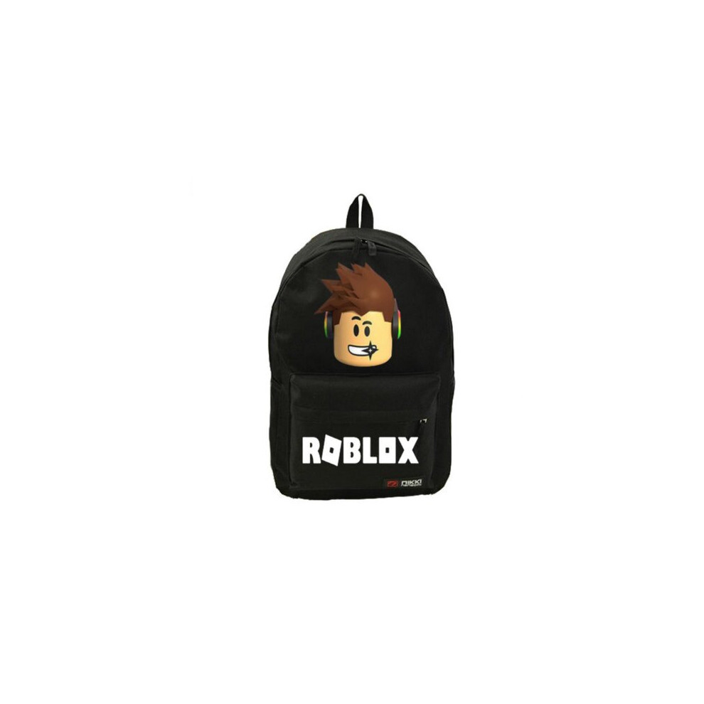 (Black) Roblox Backpack Kids School Bag Boys Bookbag bag