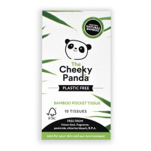 The Cheeky Panda Plastic-Free Pocket Tissue Singles - 10 Tissues