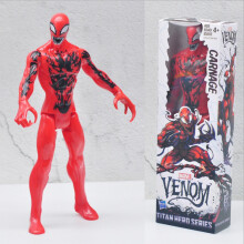 (Red) 12" Marvel Avengers Red Venom Spider-Man Action Figure Model Play Toys Xmas Gift