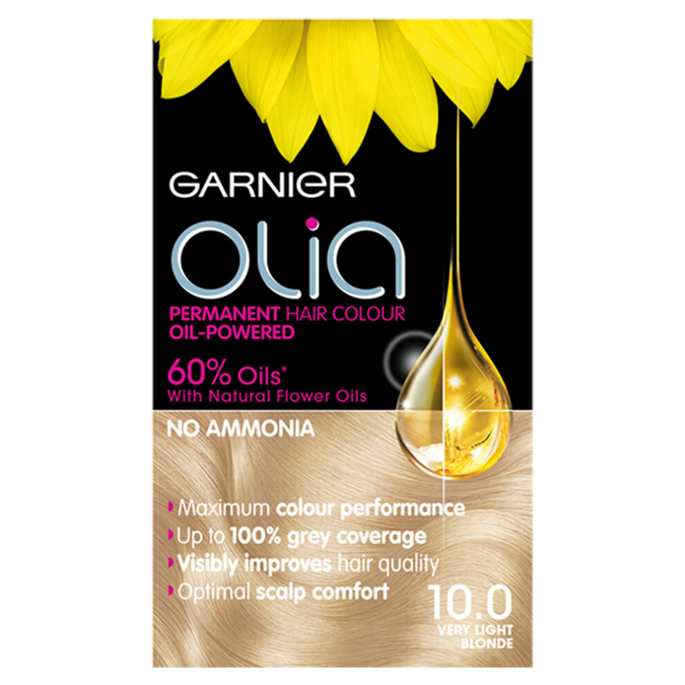 L'Oreal Garnier Olia 10.0 Very Light Blonde Permanent Hair Dye 1 Kit