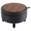 Living And Home (Grey) Footstool Storage Ottoman Deep Button Pouffe Coffee Table 4