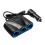 Multi Socket Car Cigarette Splitter Lighter Adapter USB Plug Charger 6