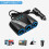 Multi Socket Car Cigarette Splitter Lighter Adapter USB Plug Charger 4
