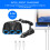 Multi Socket Car Cigarette Splitter Lighter Adapter USB Plug Charger 5