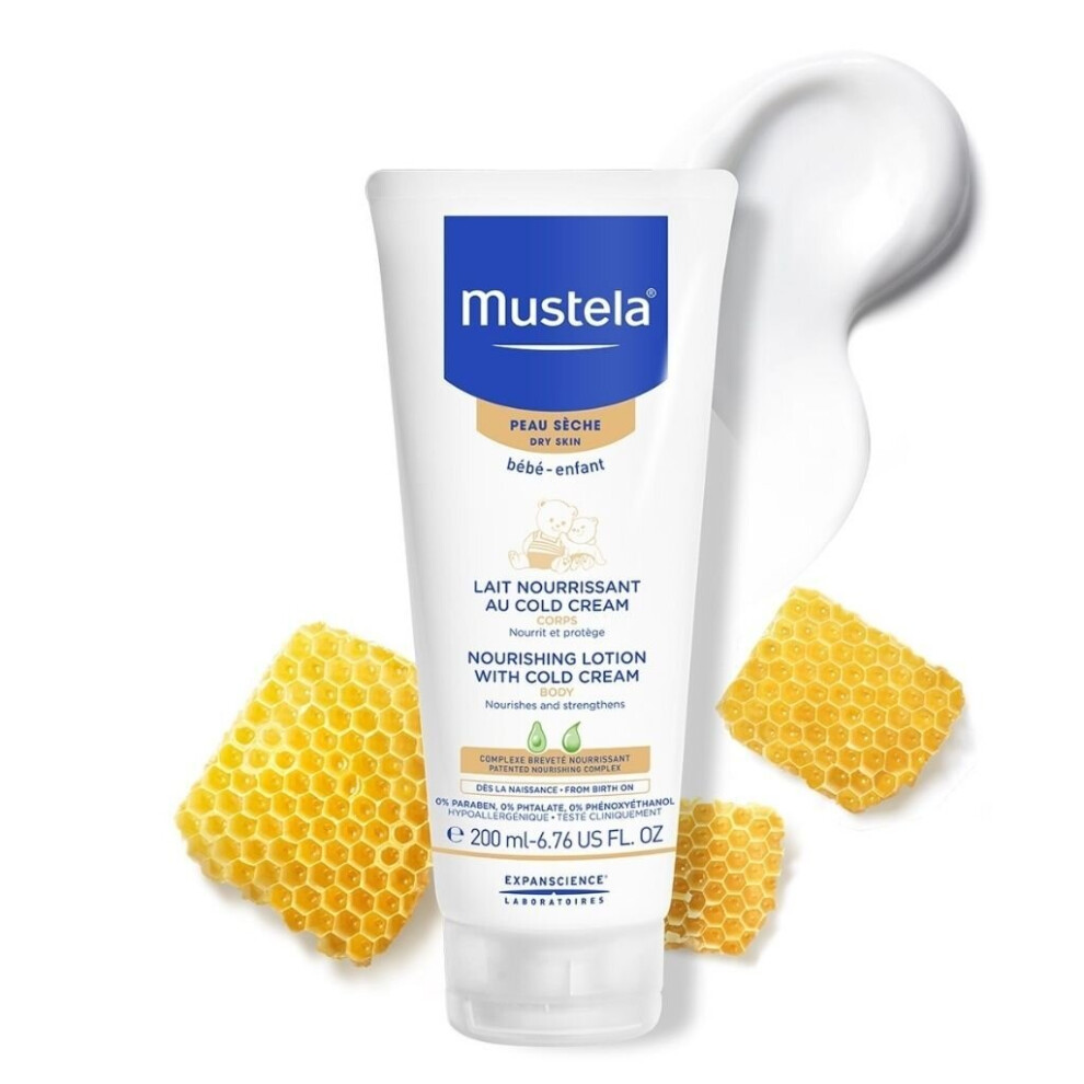 Nourishing Lotion With Cold Body 200Ml Cream Mustela