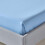 Homescapes (Single, Blue) Egyptian Cotton Flat Sheet 200 Thread Count Bed Sheet 3
