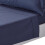 Homescapes (Double, Navy) Egyptian Cotton Flat Sheet 200 Thread Count Bed Sheet 1