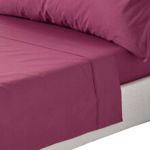 (Double, Plum) Egyptian Cotton Flat Sheet 200 Thread Count Bed Sheet