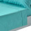 Homescapes (Super-King, Teal) Egyptian Cotton Flat Sheet 200 Thread Count Bed Sheet 1