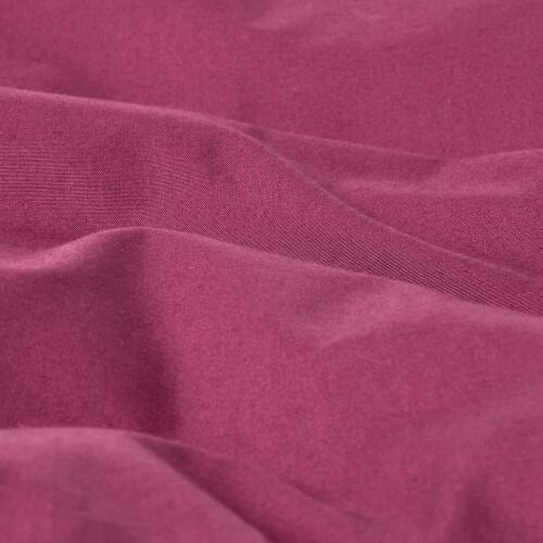 Homescapes (Double, Plum) Egyptian Cotton Flat Sheet 200 Thread Count Bed Sheet 1