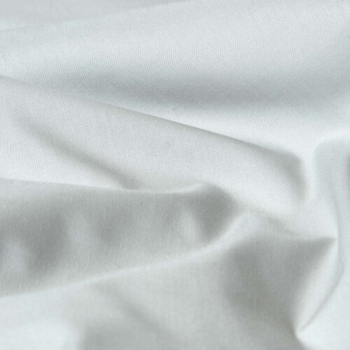 Homescapes (Double, Silver Grey) Egyptian Cotton Flat Sheet 200 Thread Count Bed Sheet 1