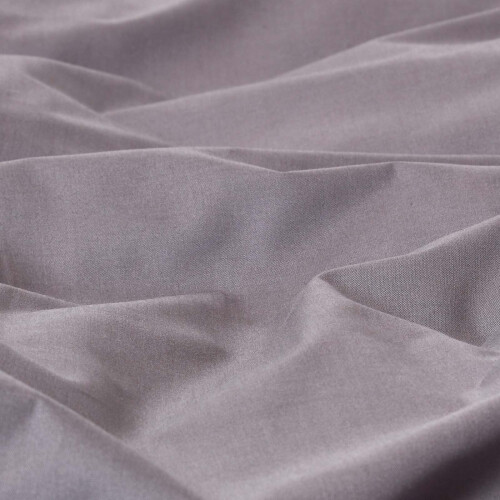 Homescapes (Super-King, Dark Grey) Egyptian Cotton Flat Sheet 200 Thread Count Bed Sheet 1