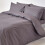 Homescapes (Super-King, Dark Grey) Egyptian Cotton Flat Sheet 200 Thread Count Bed Sheet 4
