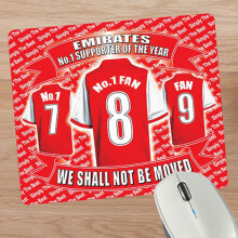 Arsenal Football Shirt Mouse Mat Gift